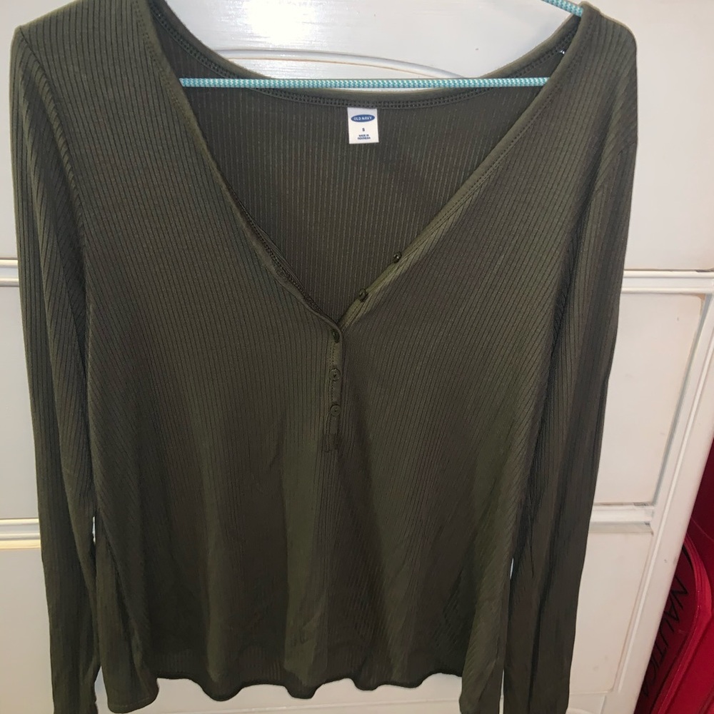 Olive green shirt